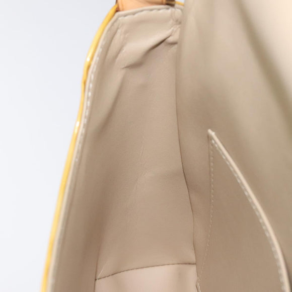 LOUIS VUITTON Monogram Vernis Thompson Street Bag Beige M91301 LV Auth ep7815