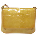 LOUIS VUITTON Monogram Vernis Thompson Street Bag Beige M91301 LV Auth ep7815-13