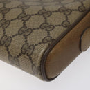 GUCCI GG Supreme Web Sherry Line Shoulder Bag PVC Beige 116 02 089 Auth ep7820-15