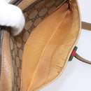 GUCCI GG Supreme Web Sherry Line Shoulder Bag PVC Beige 116 02 089 Auth ep7820-21