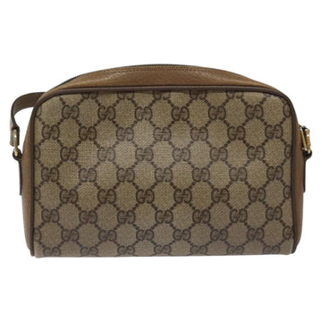 GUCCI GG Supreme Web Sherry Line Shoulder Bag PVC Beige 116 02 089 Auth ep7820 - 0