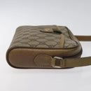 GUCCI GG Supreme Web Sherry Line Shoulder Bag PVC Beige 116 02 089 Auth ep7820-3