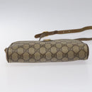 GUCCI GG Supreme Web Sherry Line Shoulder Bag PVC Beige 116 02 089 Auth ep7820-5