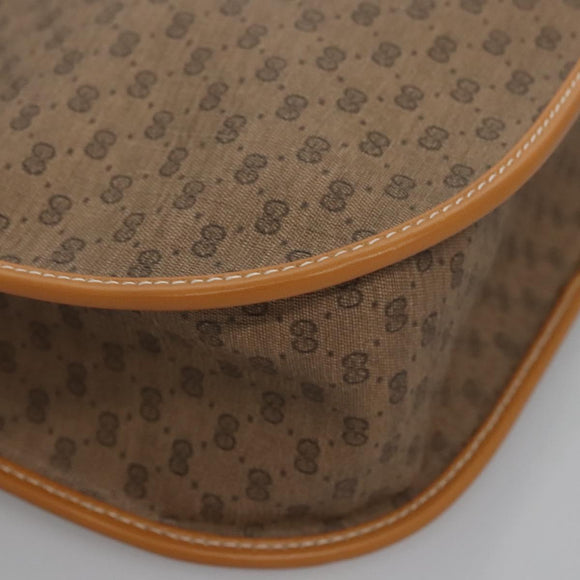 GUCCI Micro GG Supreme Shoulder Bag PVC Beige Gold 001 090 1036 Auth ep7828