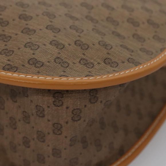 GUCCI Micro GG Supreme Shoulder Bag PVC Beige Gold 001 090 1036 Auth ep7828