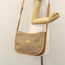 GUCCI Micro GG Supreme Shoulder Bag PVC Beige Gold 001 090 1036 Auth ep7828-23