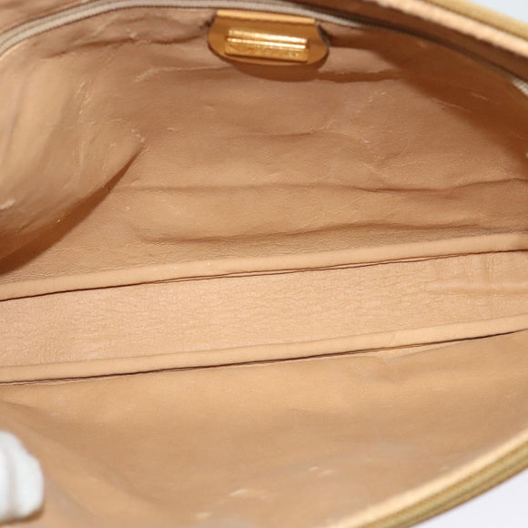 GUCCI Micro GG Supreme Shoulder Bag PVC Beige Gold 004 89 0262 Auth ep7836