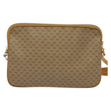 GUCCI Micro GG Supreme Shoulder Bag PVC Beige Gold 004 89 0262 Auth ep7836 - 0