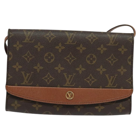 LOUIS VUITTON Monogram Bordeaux 24 Shoulder Bag M51798 LV Auth ep7854