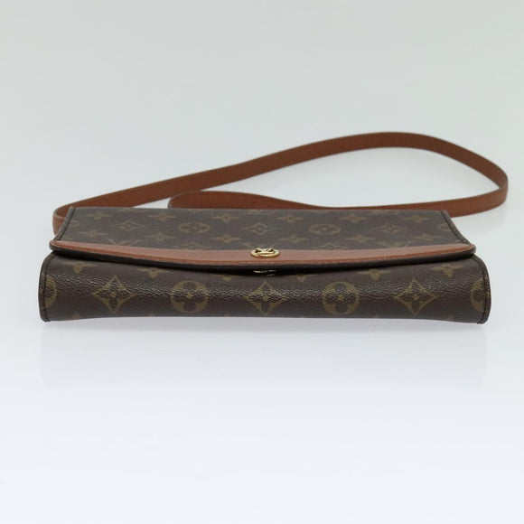 LOUIS VUITTON Monogram Bordeaux 24 Shoulder Bag M51798 LV Auth ep7854