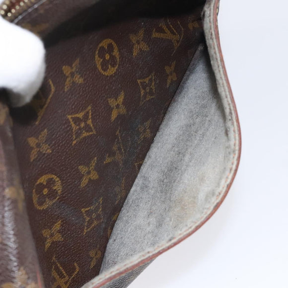 LOUIS VUITTON Monogram Compiegne 23 Clutch Bag M51847 LV Auth ep7865