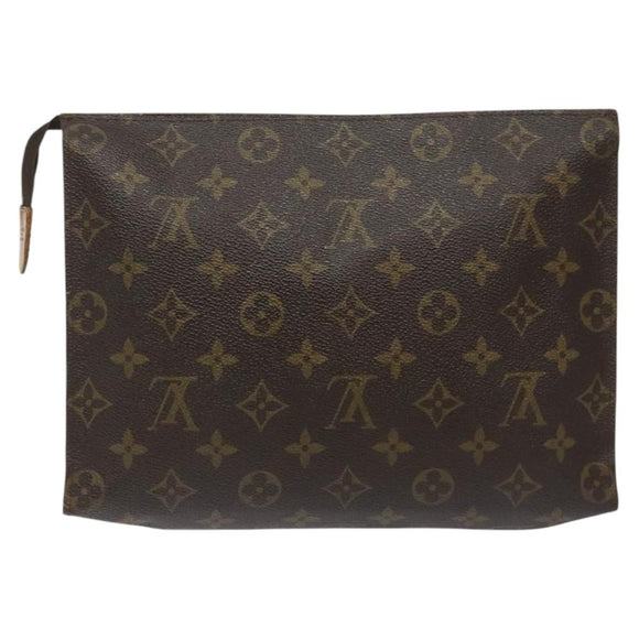 LOUIS VUITTON Monogram Poche Toilette 26 Pouch M47542 LV Auth ep7875