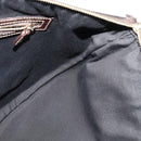 GUCCI Horsebit Shoulder Bag Canvas Black 153032 Auth ep7880-17