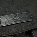 GUCCI GG Canvas Shoulder Bag Black 101651 Auth ep7882-17