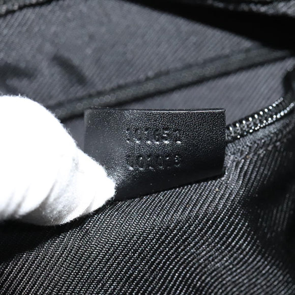 GUCCI GG Canvas Shoulder Bag Black 101651 Auth ep7882