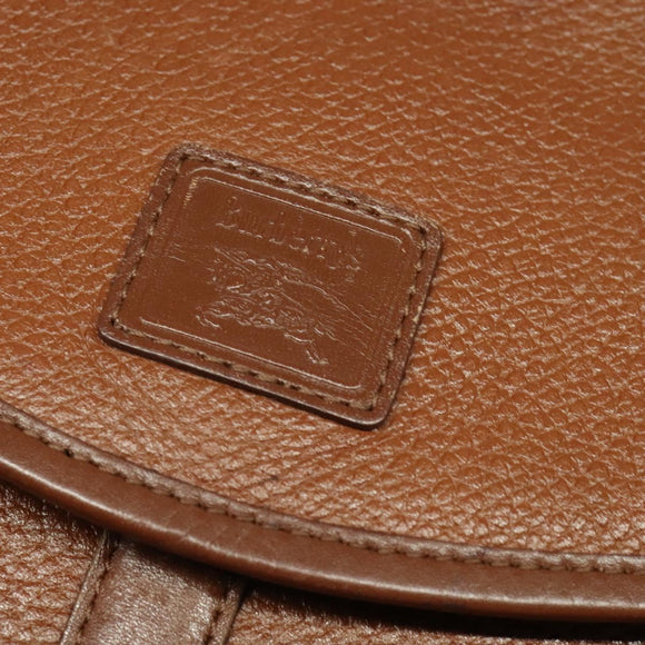 Burberrys Shoulder Bag Leather Brown Auth ep7917