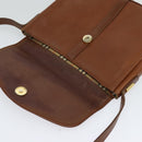 Burberrys Shoulder Bag Leather Brown Auth ep7917-10