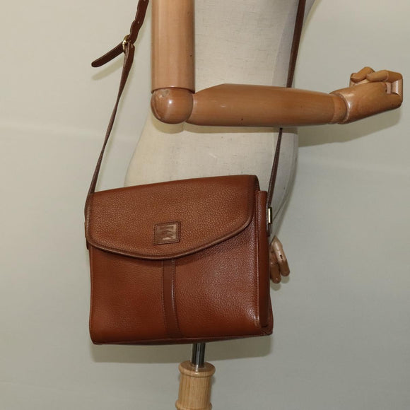 Burberrys Shoulder Bag Leather Brown Auth ep7917