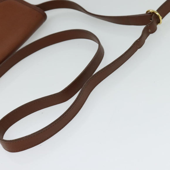 Burberrys Shoulder Bag Leather Brown Auth ep7917