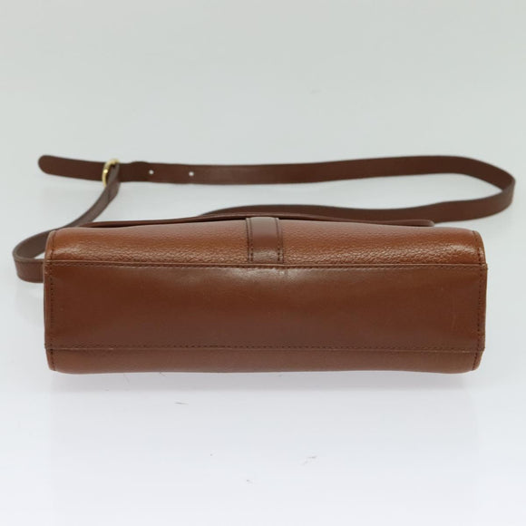 Burberrys Shoulder Bag Leather Brown Auth ep7917