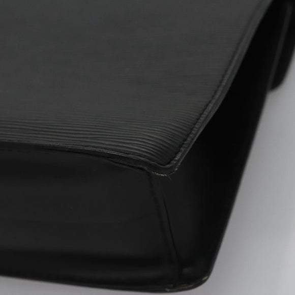 LOUIS VUITTON Epi Monceau 28 Hand Bag Black M52122 LV Auth ep7922