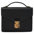 LOUIS VUITTON Epi Monceau 28 Hand Bag Black M52122 LV Auth ep7922-13
