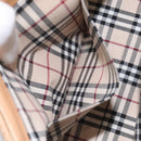 BURBERRY Hand Bag Leather Beige Gold Auth ep7923-20