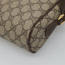 GUCCI GG Supreme Web Sherry Line Bag PVC Beige 4023 001 56 6472 Auth ep7946-15