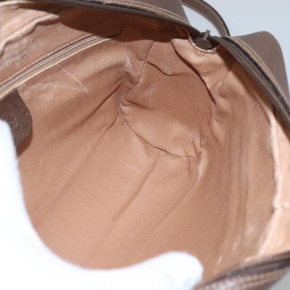 GUCCI GG Supreme Web Sherry Line Bag PVC Beige 4023 001 56 6472 Auth ep7946