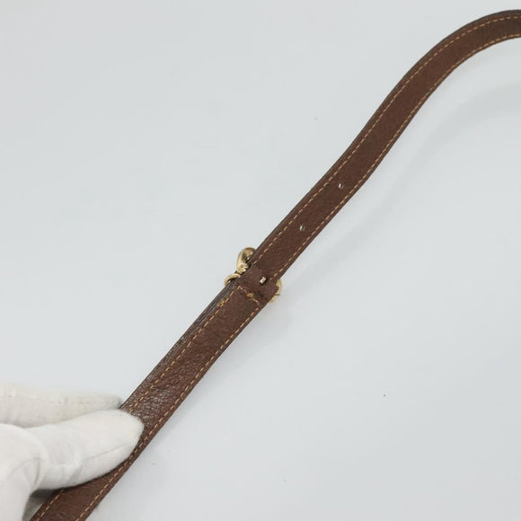 GUCCI GG Supreme Web Sherry Line Bag PVC Beige 4023 001 56 6472 Auth ep7946