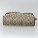 GUCCI GG Supreme Web Sherry Line Bag PVC Beige 4023 001 56 6472 Auth ep7946-5
