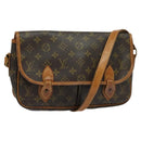 LOUIS VUITTON Monogram Gibeciere MM Shoulder Bag M42247 LV Auth ep7955-1