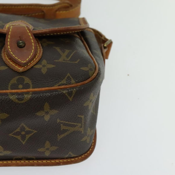 LOUIS VUITTON Monogram Gibeciere MM Shoulder Bag M42247 LV Auth ep7955