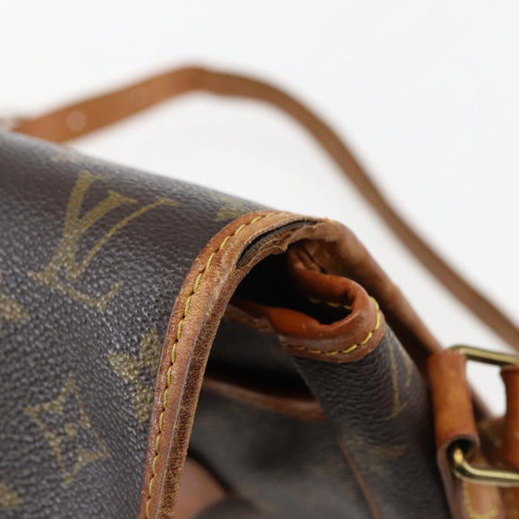 LOUIS VUITTON Monogram Gibeciere MM Shoulder Bag M42247 LV Auth ep7955