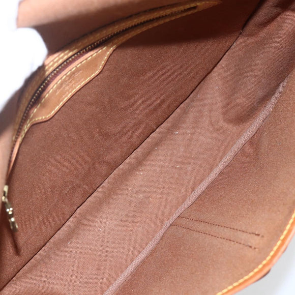 LOUIS VUITTON Monogram Gibeciere MM Shoulder Bag M42247 LV Auth ep7955