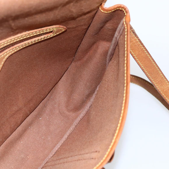 LOUIS VUITTON Monogram Gibeciere MM Shoulder Bag M42247 LV Auth ep7955