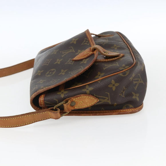 LOUIS VUITTON Monogram Gibeciere MM Shoulder Bag M42247 LV Auth ep7955