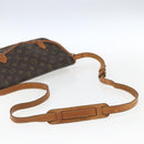 LOUIS VUITTON Monogram Gibeciere MM Shoulder Bag M42247 LV Auth ep7955-7