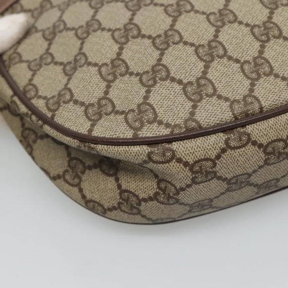 GUCCI GG Supreme Shoulder Bag PVC Beige Gold 007 39 6018 4023 Auth ep7961
