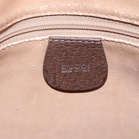 GUCCI GG Supreme Shoulder Bag PVC Beige Gold 007 39 6018 4023 Auth ep7961