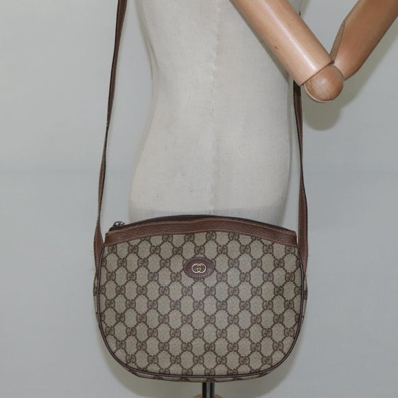 GUCCI GG Supreme Shoulder Bag PVC Beige Gold 007 39 6018 4023 Auth ep7961