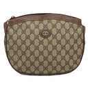 GUCCI GG Supreme Shoulder Bag PVC Beige Gold 007 39 6018 4023 Auth ep7961-2