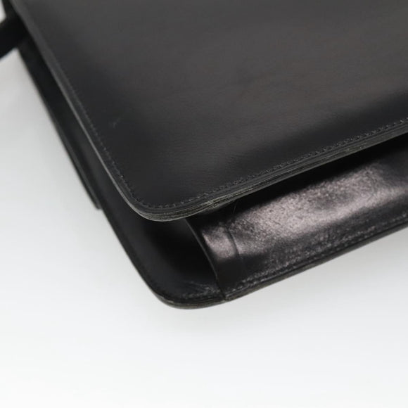 Christian Dior Shoulder Bag Leather Black Auth ep7962