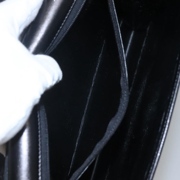 Christian Dior Shoulder Bag Leather Black Auth ep7962