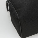 CELINE C Macadam Canvas Hand Bag Black Auth ep7965-11