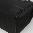 CELINE C Macadam Canvas Hand Bag Black Auth ep7965-15