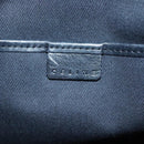 CELINE C Macadam Canvas Hand Bag Black Auth ep7965-17