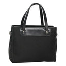 CELINE C Macadam Canvas Hand Bag Black Auth ep7965-1