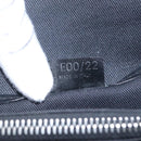 CELINE C Macadam Canvas Hand Bag Black Auth ep7965-21