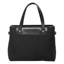CELINE C Macadam Canvas Hand Bag Black Auth ep7965-13